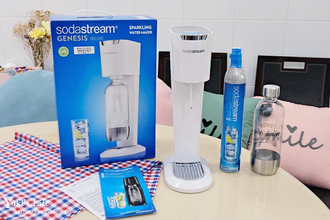 消暑團購中【Sodastream氣泡水機】一次學會10款繽紛氣泡飲 - yukiblog.tw