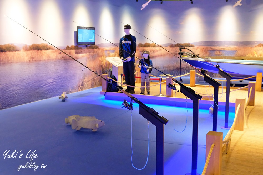 台中景點【寶熊漁樂碼頭】全台唯一虛擬釣場、巨無霸旋轉釣魚機～釣具觀光工廠 - yukiblog.tw