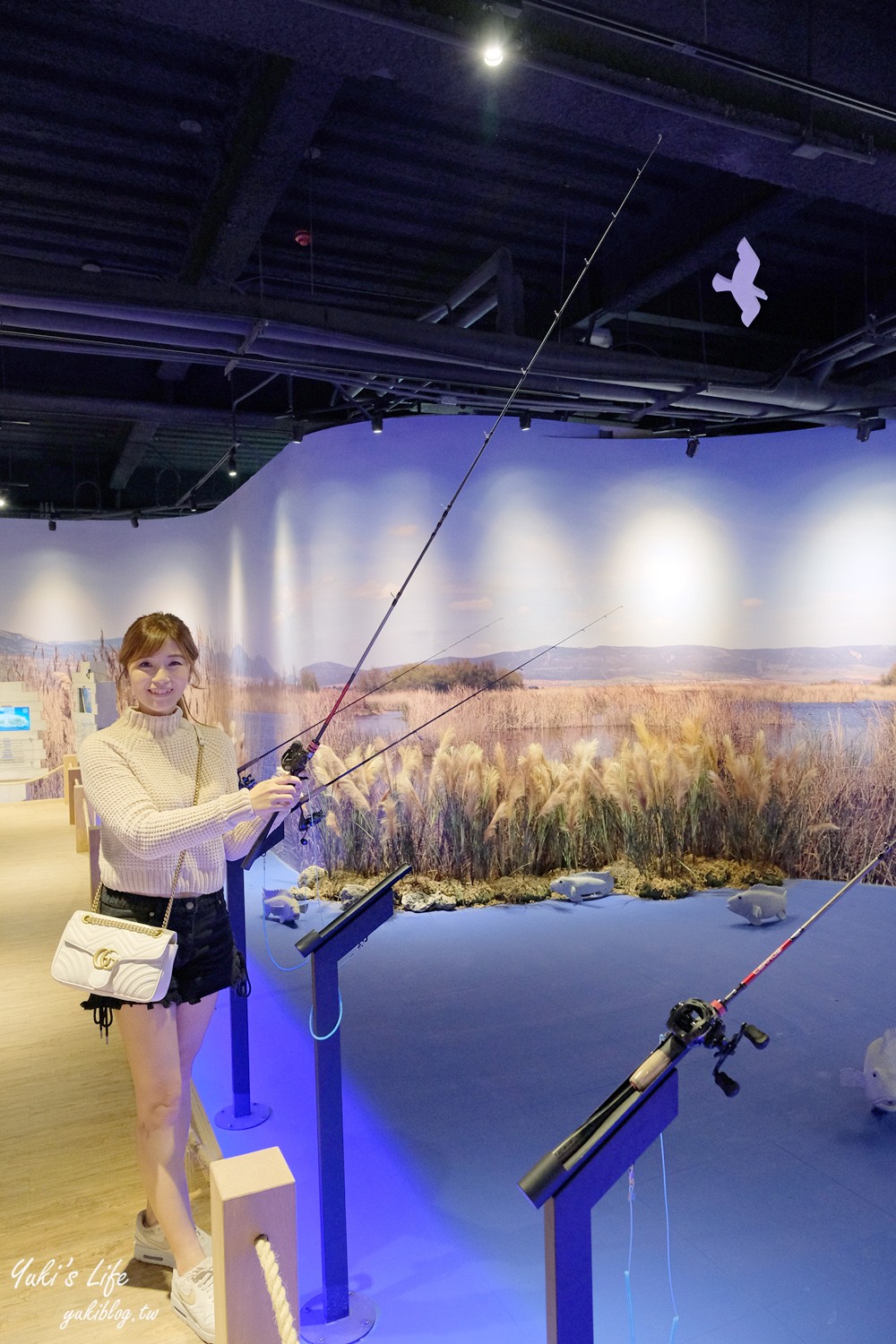台中景點【寶熊漁樂碼頭】全台唯一虛擬釣場、巨無霸旋轉釣魚機～釣具觀光工廠 - yukiblog.tw