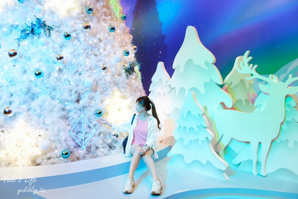 2020桃園台茂耶誕嘉年華》2層樓高聖誕樹下雪極光秀！吃喝玩樂親子遊就來這裡！ - yukiblog.tw