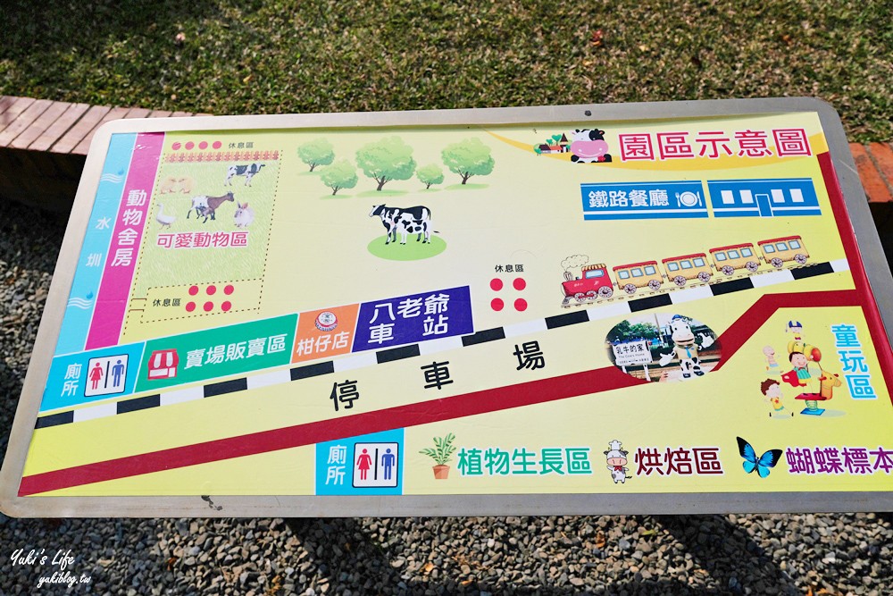 台南親子景點》八老爺車站乳牛的家~懷舊景點搭五分車、餵動物 - yukiblog.tw