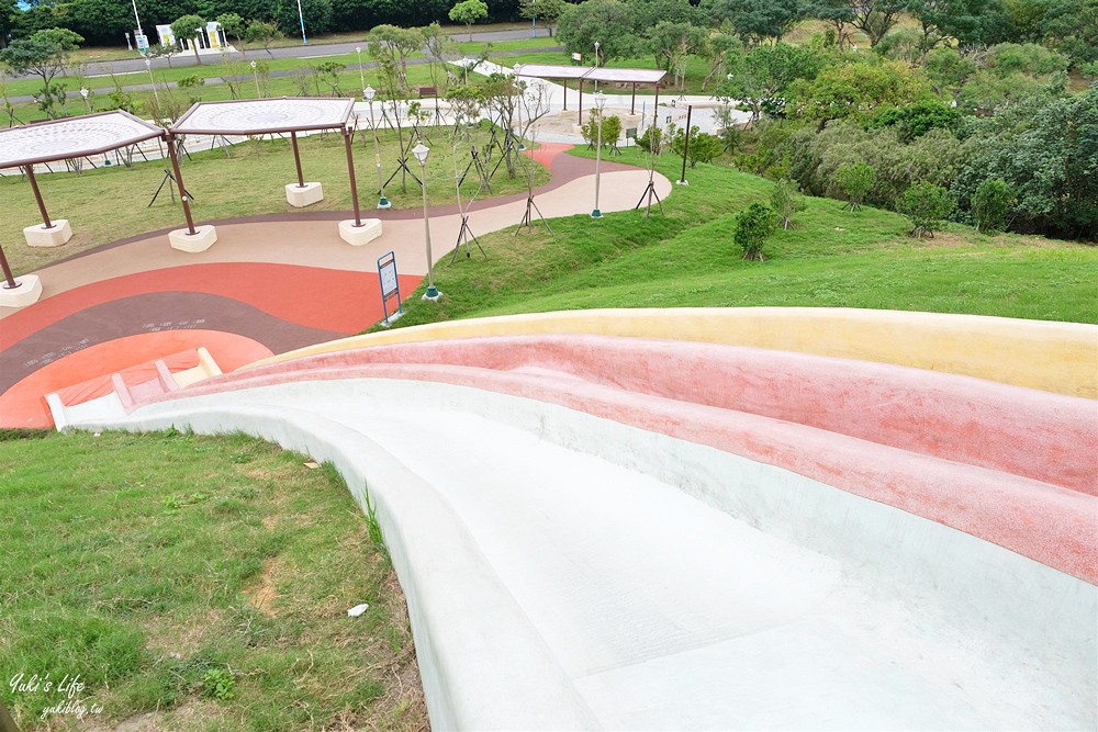 八里一日遊推薦∣十三行文化公園∣彩虹溜滑梯還能欣賞海景,親子野餐來這兒 - yukiblog.tw