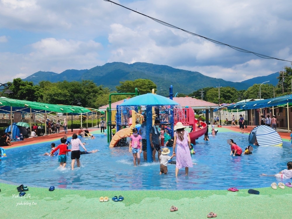 嘉義》竹崎親水公園兒童戲水區，超強免費玩水親子好去處 - yukiblog.tw