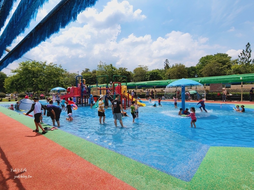 嘉義超強免費玩水，竹崎親水公園，兒童戲水區親子好去處 - yukiblog.tw