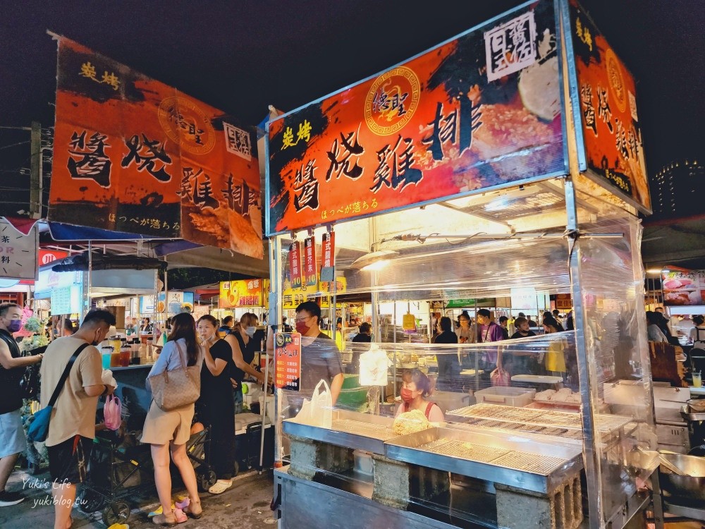 台南夜市推薦，大東夜市排隊美食名單，營業時間一個禮拜三天 - yukiblog.tw