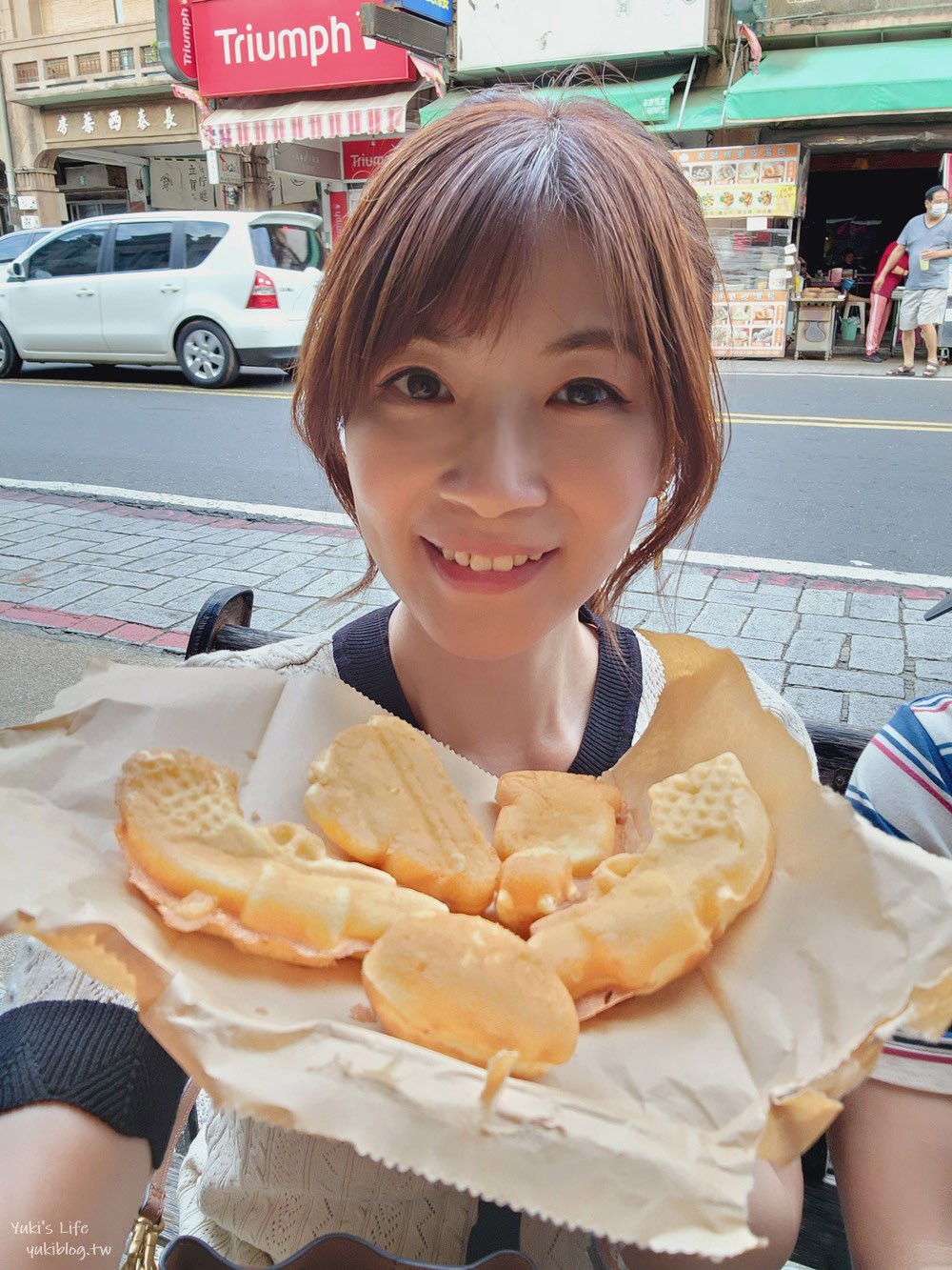 台南新化美食|新化市場口阿婆雞蛋糕|20元銅板價小吃太佛心 - yukiblog.tw