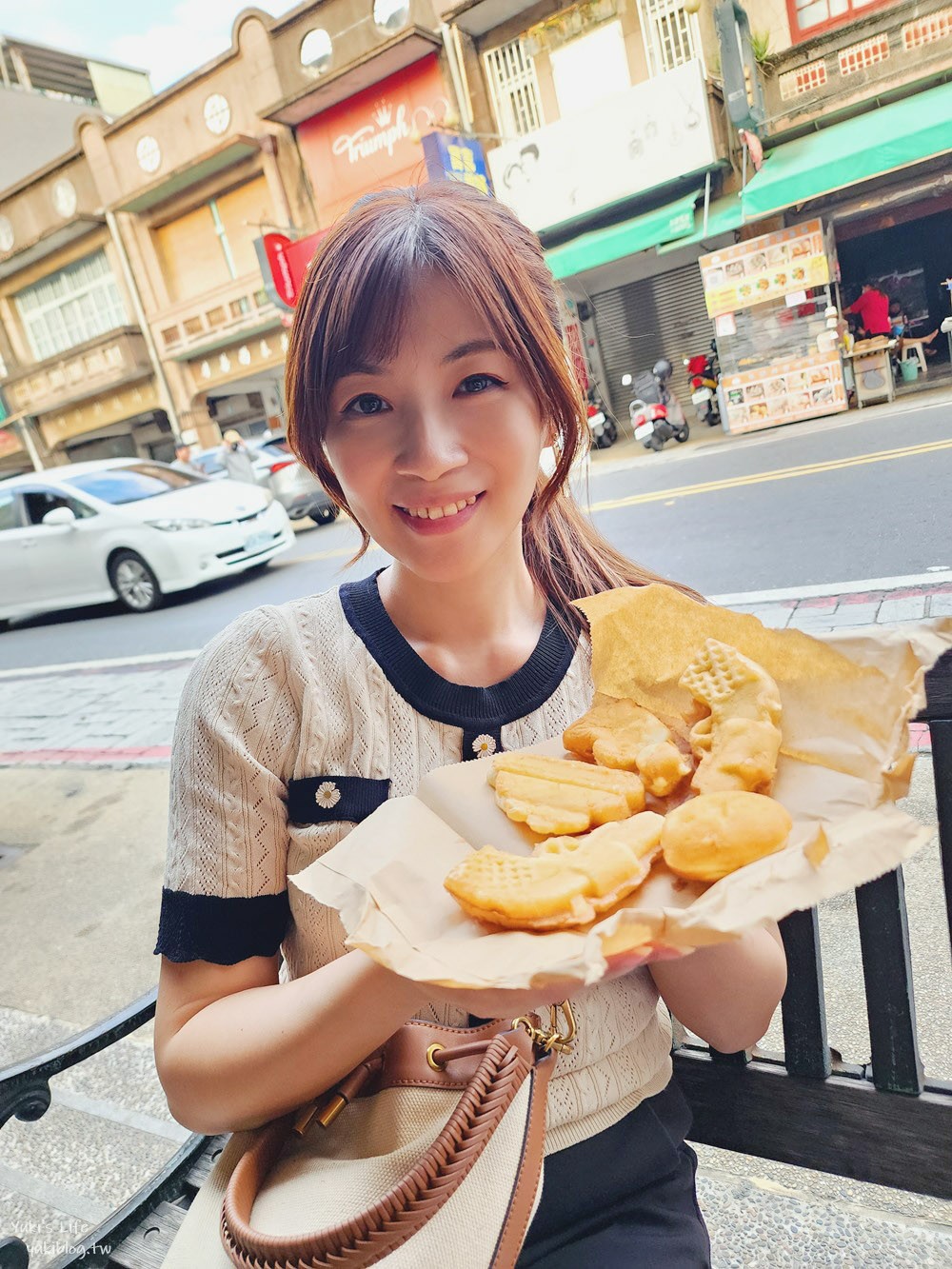 台南新化美食|新化市場口阿婆雞蛋糕|20元銅板價小吃太佛心 - yukiblog.tw