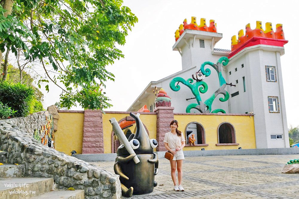 嘉義景點|中埔遊客中心|童話城堡超好拍,免門票親子好去處