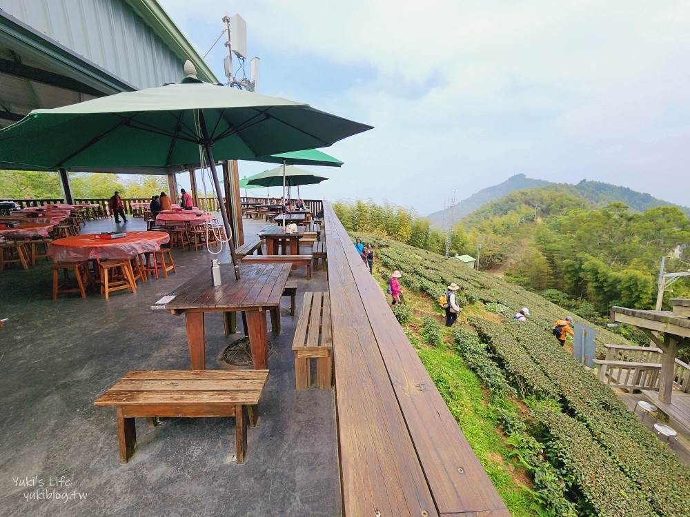 【嘉義梅山景點】二尖山休閒茶園景觀餐廳，必吃苦茶油雞和脆皮豆腐