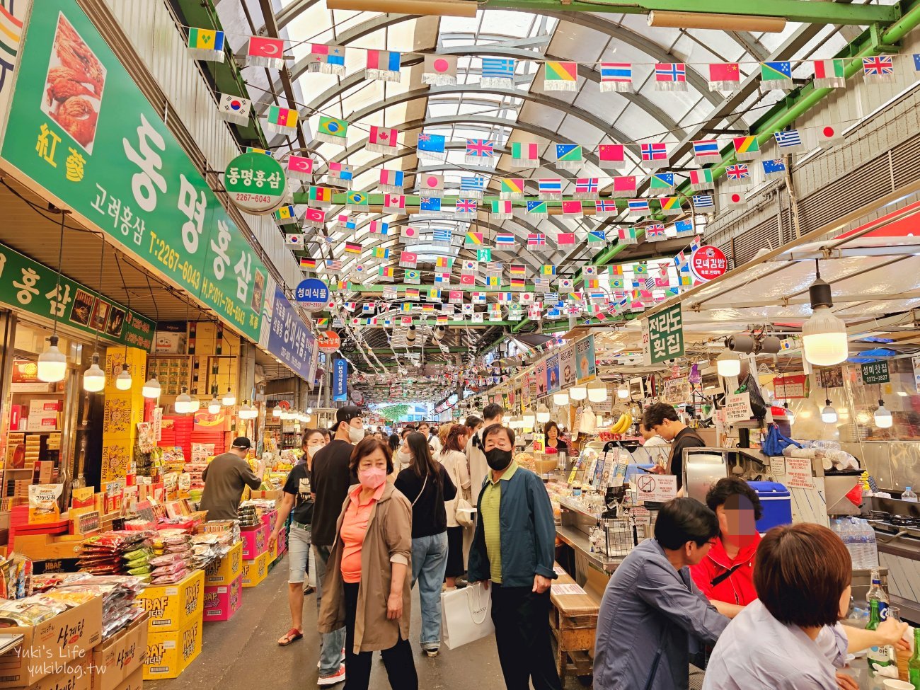 【韓國首爾】廣藏市場，首爾自由行推薦必來景點，滿滿傳統韓國美食攻略 - yukiblog.tw