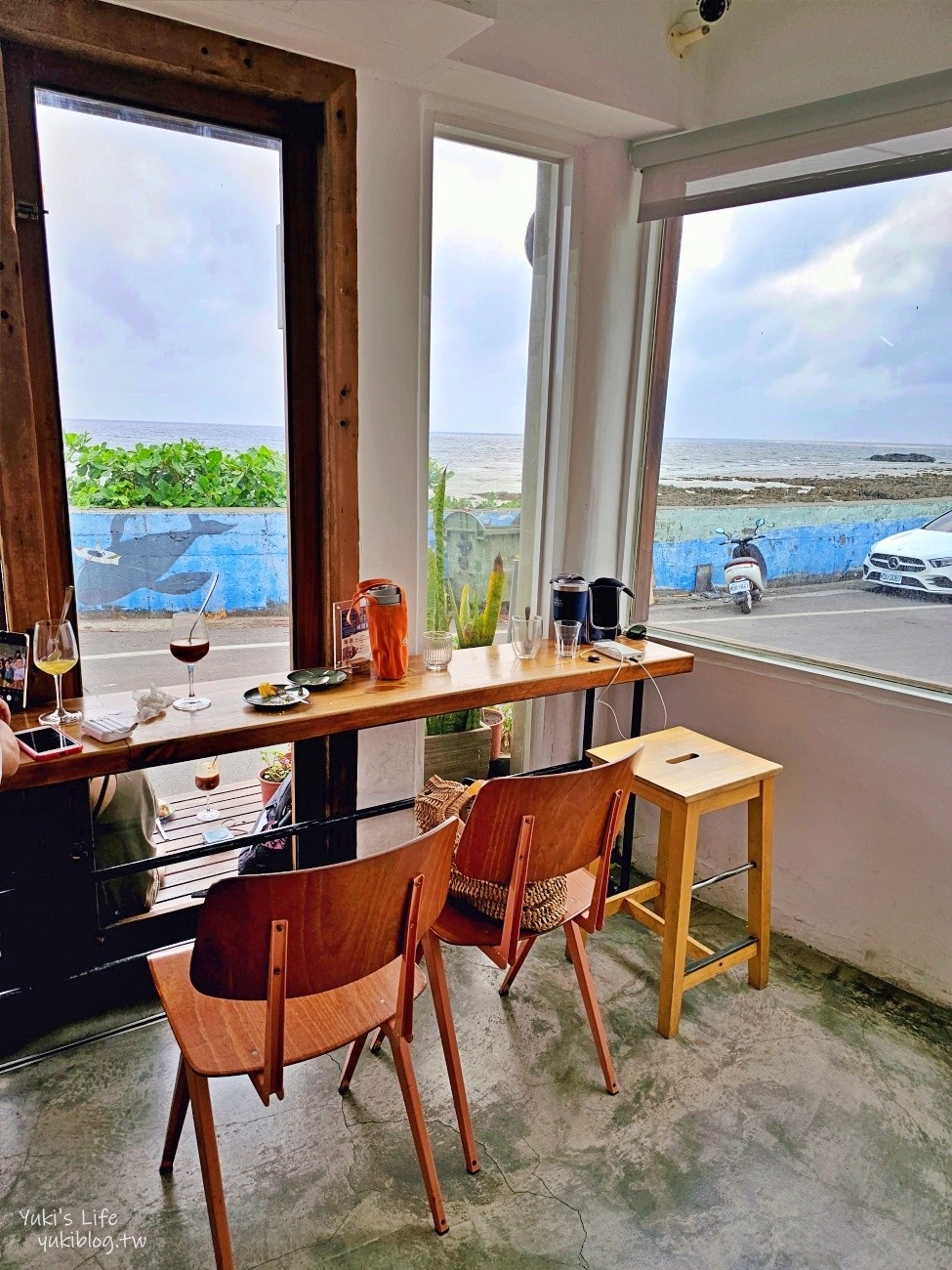 【墾丁美食下午茶】海龜咖啡，萬里桐海景第一排座位超搶手，氣氛悠閒好Chill - yukiblog.tw