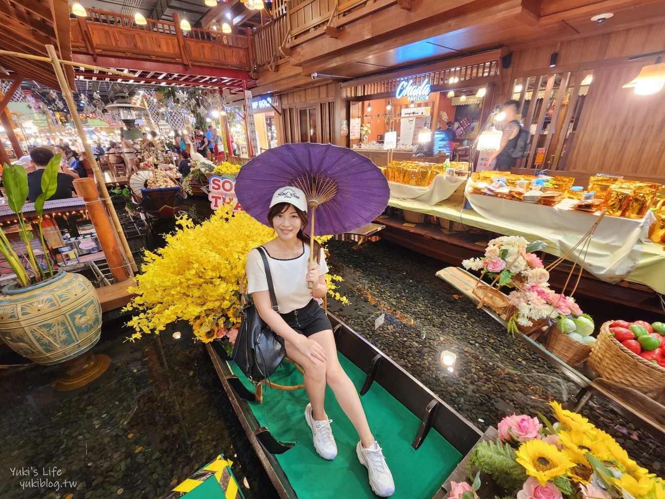 【曼谷景點】ICONSIAM暹羅天地，華麗室內水上市場吃美食吹冷氣太舒服~ - yukiblog.tw