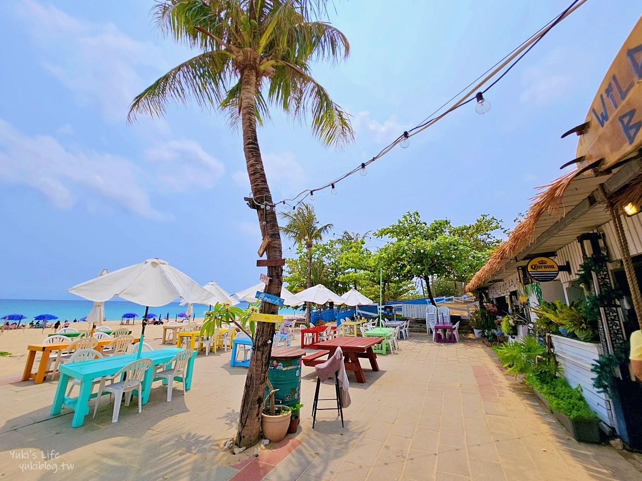 墾丁南灣野海子 WILD KID BAR，海景第一排景觀餐廳咖啡酒吧、峇里島風盪鞦韆氣氛滿分！