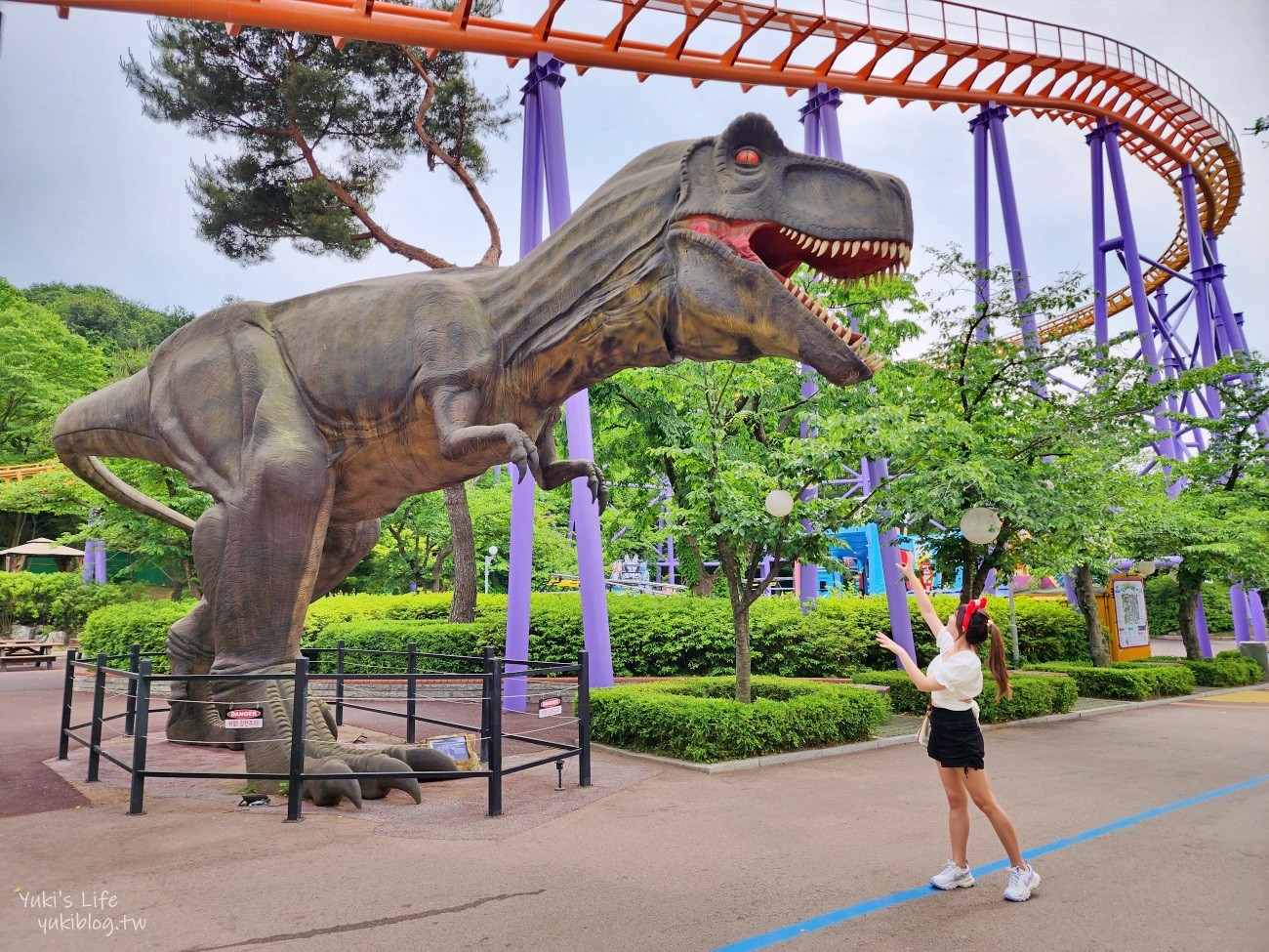 首爾親子景點推薦》首爾樂園Seoul Land，必搭大象遊園車和空中纜車