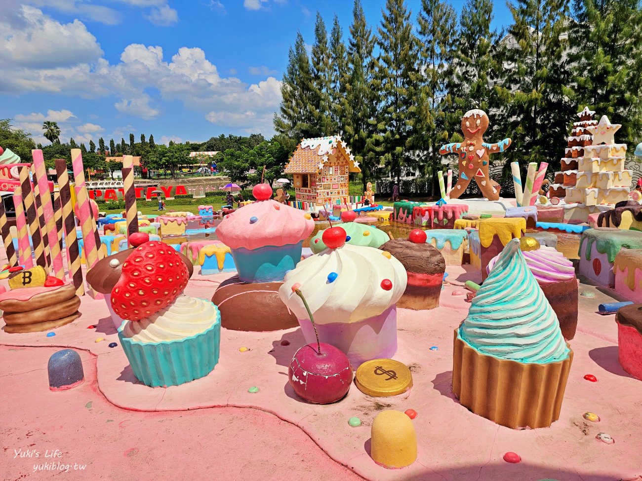 芭達雅景點》冰淇淋甜點樂園 GREAT&GRAND Sweet Destination，巨大夢幻甜點王國，門票心得分享 - yukiblog.tw
