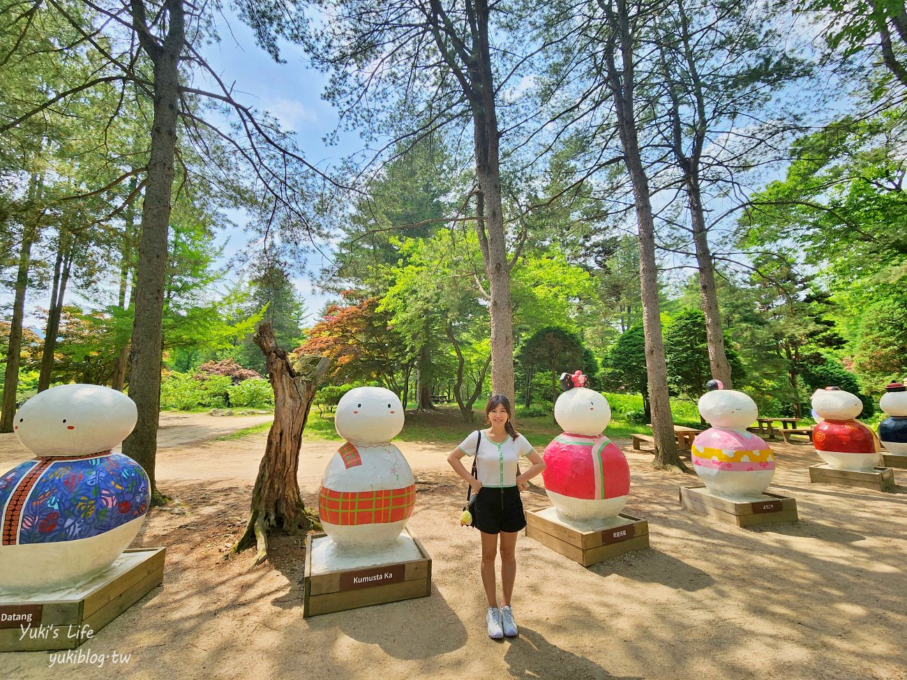 韓國景點|南怡島|韓劇熱愛取景勝地，漫步在水杉林間~享受自然之美 - yukiblog.tw