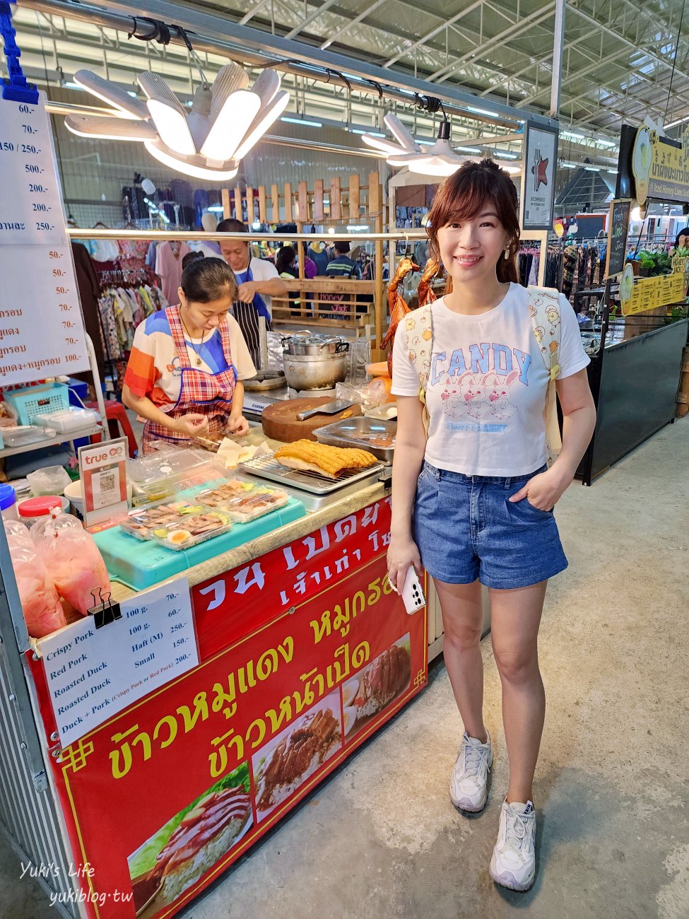 曼谷景點【空叻瑪榮水上市場】超便宜週六週日營業假日市場，好吃好買還能搭船遊河 - yukiblog.tw