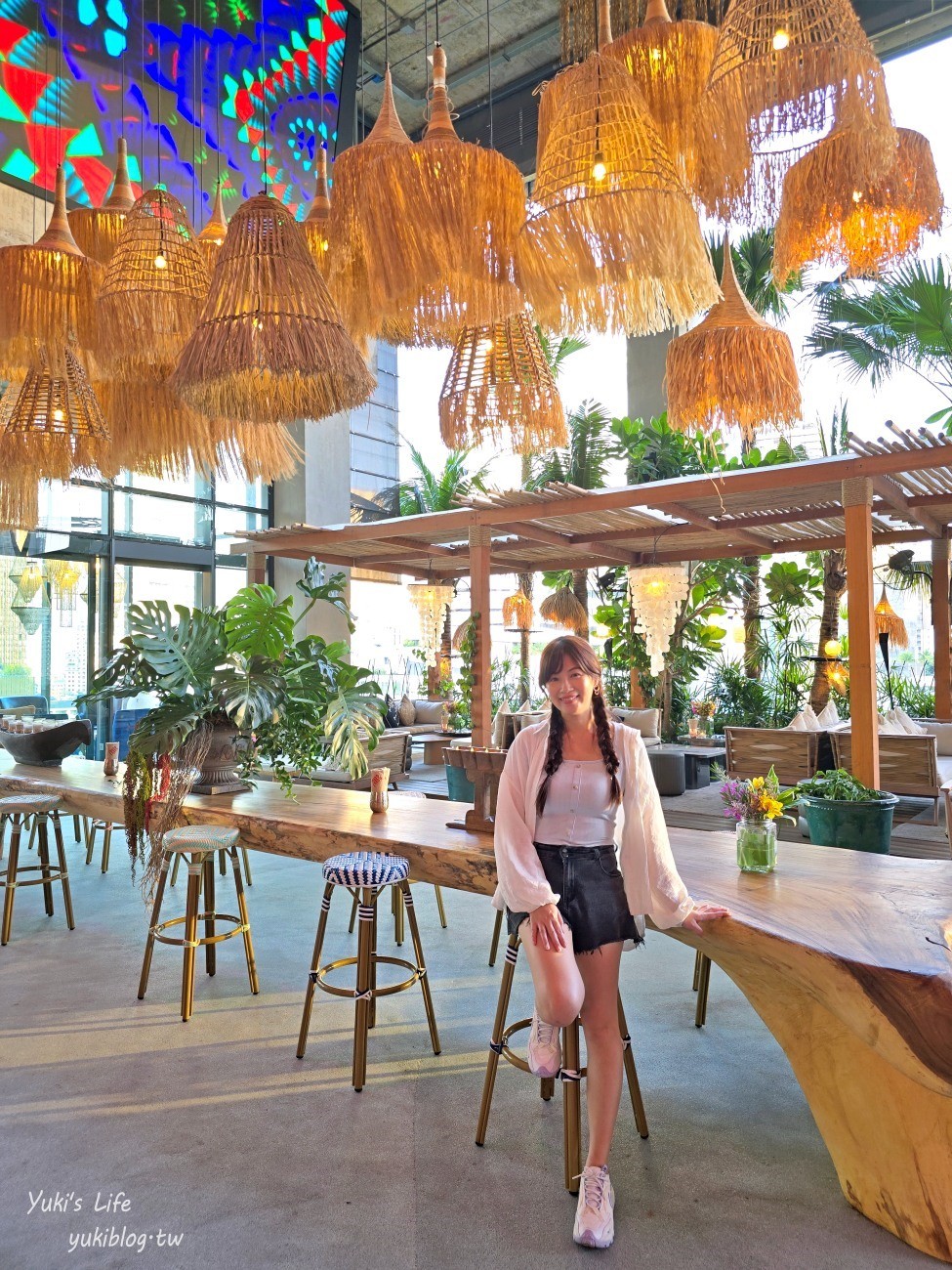 曼谷最新酒吧【TRIBE Sky Beach Club】藏在百貨裡的海島渡假，從早到晚享受池畔Chill氛圍 - yukiblog.tw