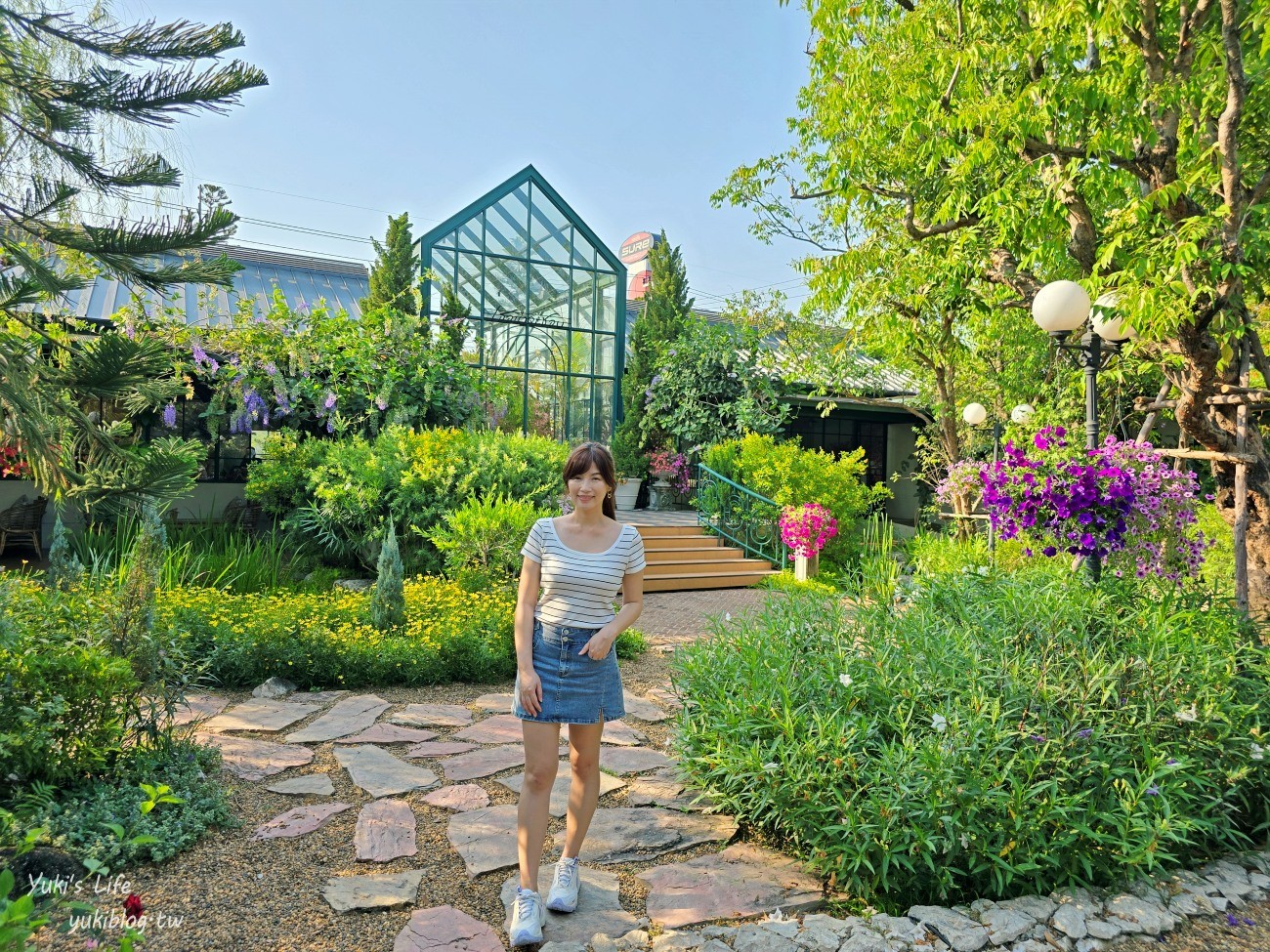 曼谷網美咖啡廳【Ternajachob Cafe】浪漫歐風花園，來拍森林系美照 - yukiblog.tw