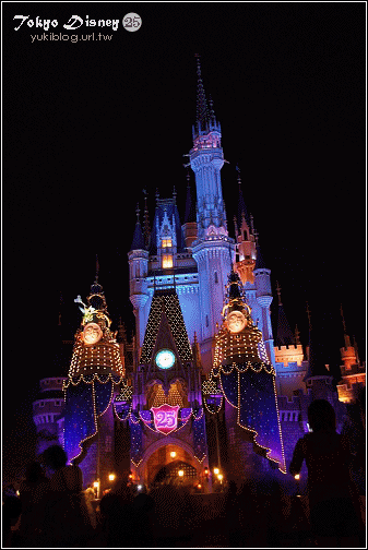 [08東京假期]＊C55 Tokyo Disney25週年慶的夜晚 - yukiblog.tw