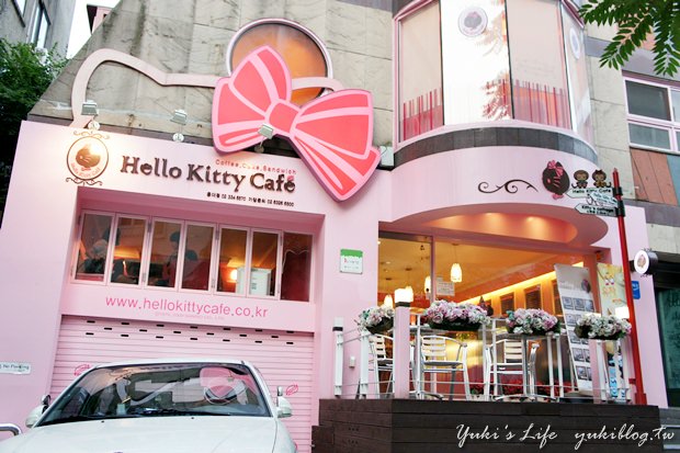 [韓國‧首爾行2+1]＊31＊迷路在好逛又古鏙的┃弘大停車場街 ┃& 令人尖叫著迷的┃Hello Kitty Cafe┃ - yukiblog.tw