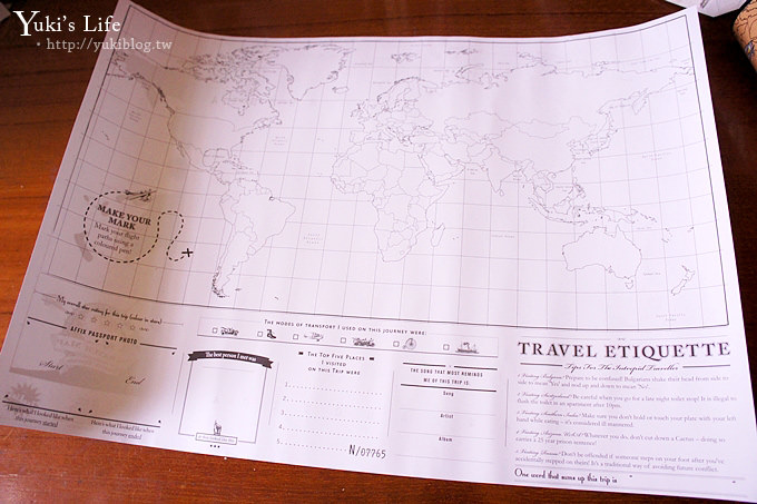 邀稿┃我在「Go1Buy1國際代購平台」入手旅人必備逸品→「世界旅行刮刮樂地圖」(開箱文) - yukiblog.tw