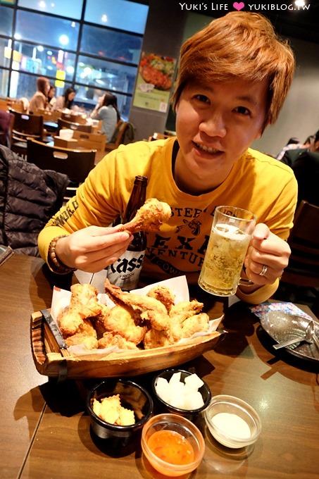 韓國首爾自由行【Oppadak炸雞/歐霸雞】用一艘竹船來裝、大家都用叉子吃 - yukiblog.tw