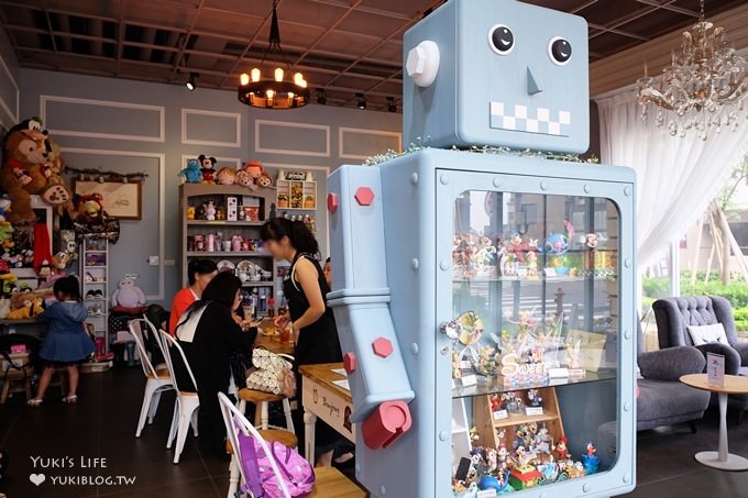 迪士尼機器人餐廳【Max & Corrine coffee】可愛指數爆表的桃園早午餐&下午茶 - yukiblog.tw