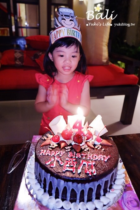 峇里島親子行【小西瓜四歲】屬於小西瓜的生日蛋糕、生日記錄❤ - yukiblog.tw