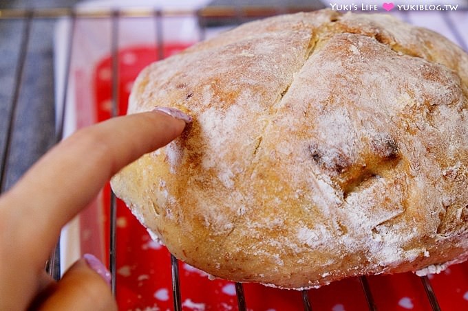 新手烘焙【五分鐘免揉麵包】NO4-歐式麵包、甜甜圈～不用鑄鐵鍋及任何鍋具就能輕鬆完成 - yukiblog.tw