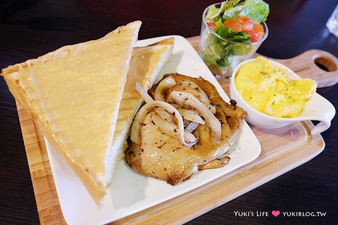 新莊美食【V+ing 早午餐】平價Brunch加上很古早味的老厝風格 @近輔仁大學 - yukiblog.tw