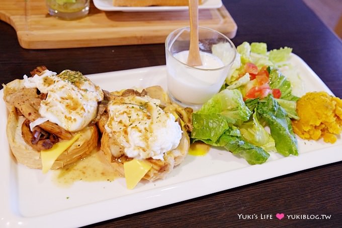 新莊美食【V+ing 早午餐】平價Brunch加上很古早味的老厝風格 @近輔仁大學 - yukiblog.tw