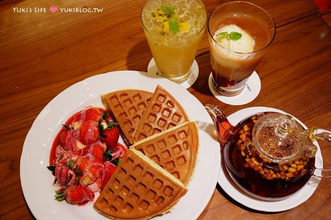 台北下午茶┃米朗琪咖啡館Melange Cafe‧傳說中的草莓鬆餅 @捷運中山站 - yukiblog.tw