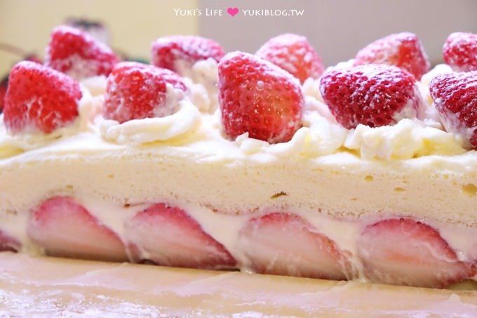 基隆團購美食【郃嘉烘焙坊●北海道雙層草莓蛋糕】季節限定的幸福滋味❤ - yukiblog.tw