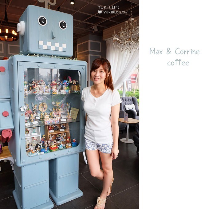 迪士尼機器人餐廳【Max & Corrine coffee】可愛指數爆表的桃園早午餐&下午茶