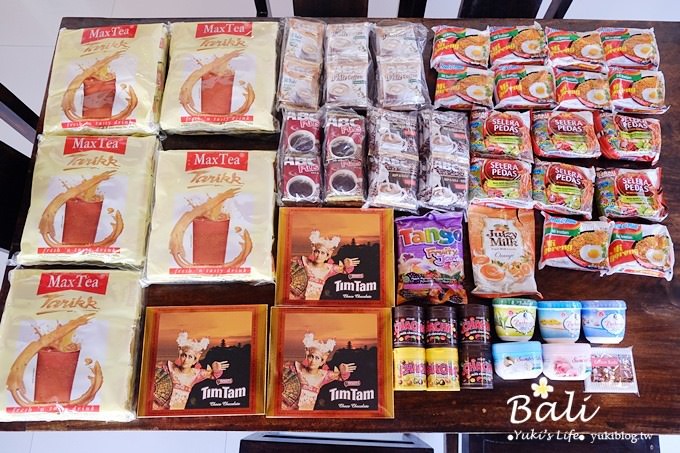 【峇里島必買戰利品】巴里島家樂福、Nirmala Market大採購(Indomie印尼泡麵、Max Tea拉茶、LuLuR去角質霜、mini OREO、CHACHA巧克力)