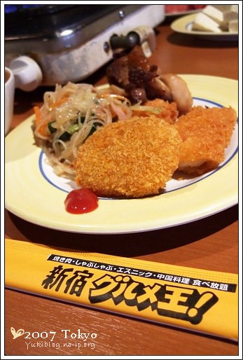 [2007東京見]Day3~ 新宿グルメ王 – 中華料理+鴛鴦鍋吃到飽